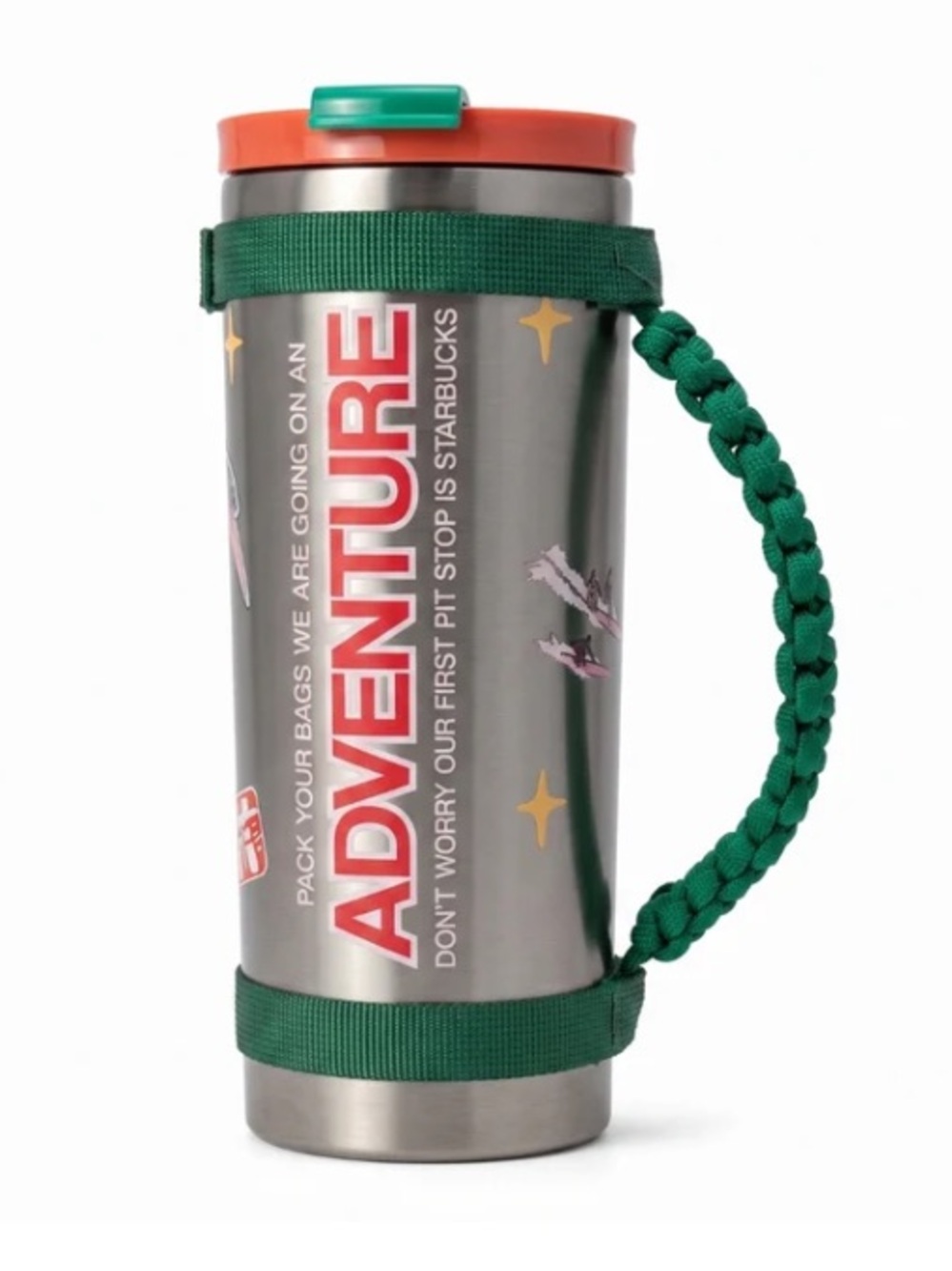 Starbucks × Dandy Worldwide Adventure Stainless Steel Travel Tumbler – 20 oz NWT